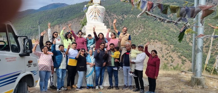 Family trip in Sikkim
