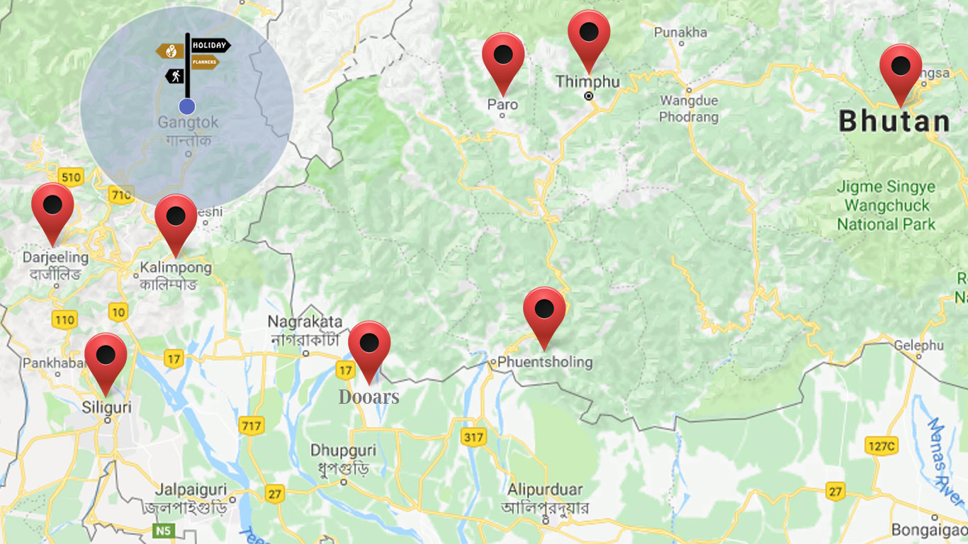 siliguri map